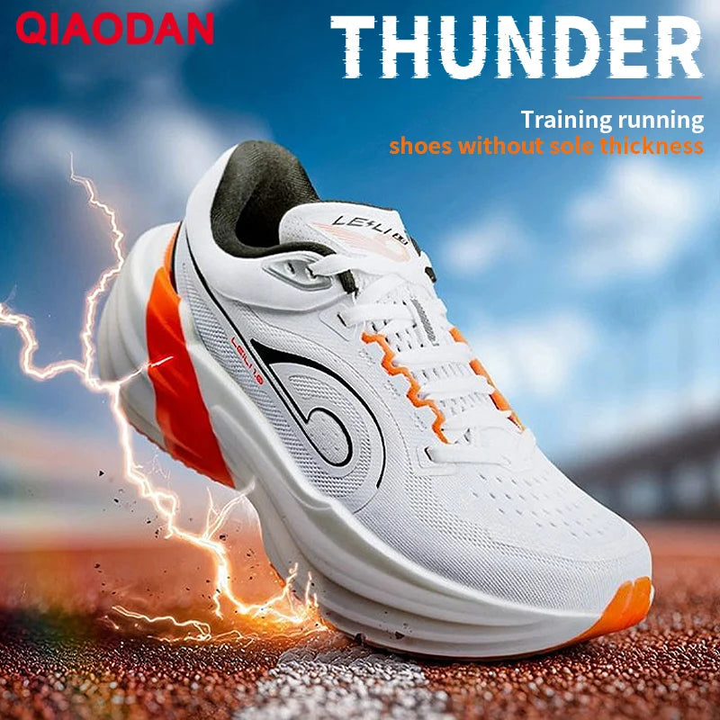 QIAODAN TG1.0 Pantofi de alergare pentru femei, pentru maraton, cu platformă nouă, de competiție, cu amortizare, moi, pentru distanțe lungi, QDB022253285