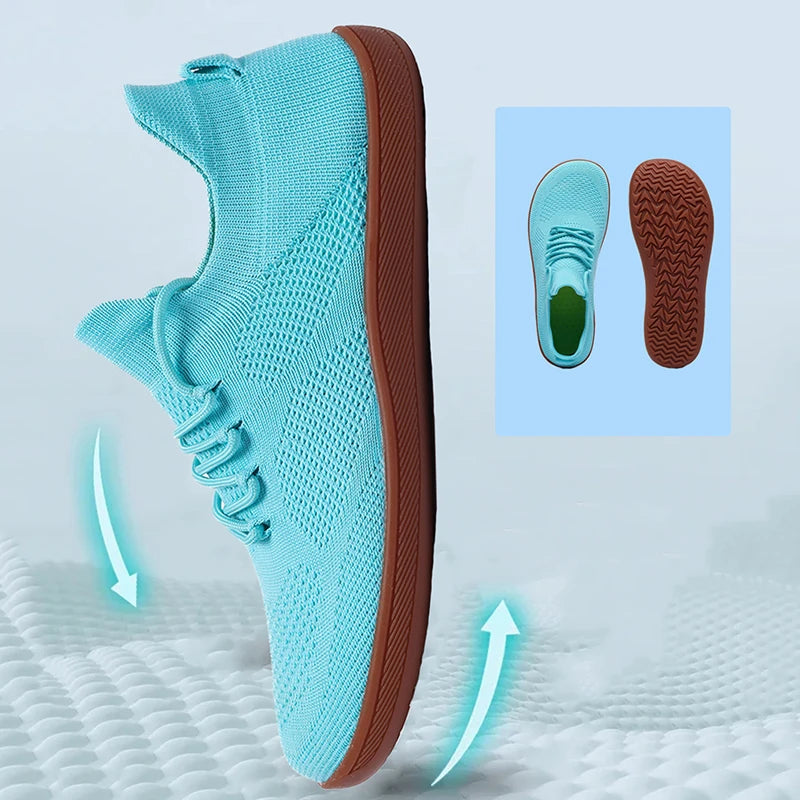 Scarpe minimaliste unisex "a piedi nudi": sneakers leggere, traspiranti e con punta larga, ideali per passeggiate casual all’aperto