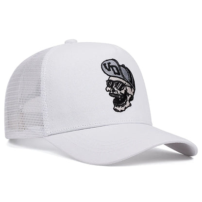 Hip hop VD portrait embroidered baseball cap men's and women's outdoor sports events American trucker hat trend fashion