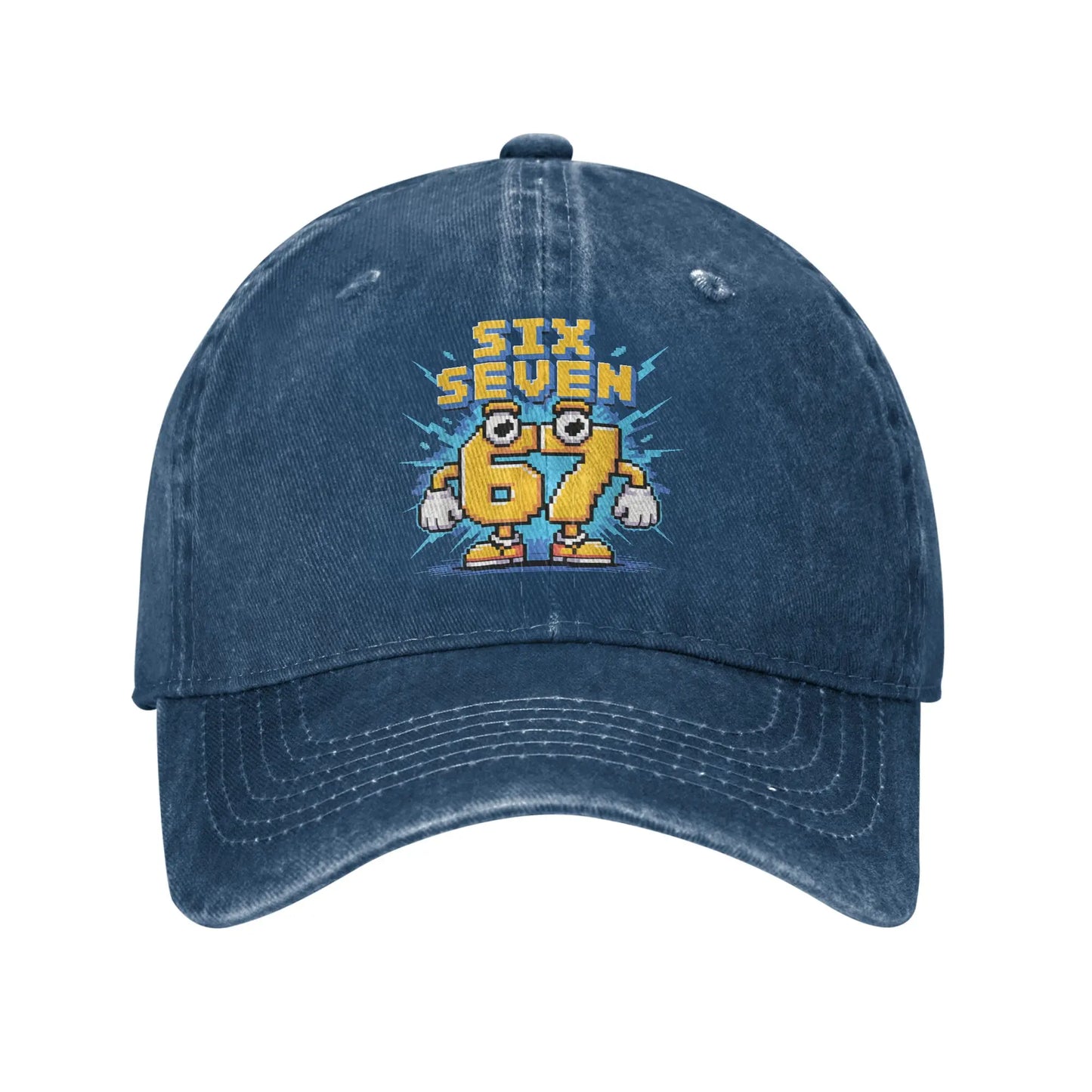 67 Meme Brainrot Six Seven Kids Gaming Gen Alpha Sun Baseball Cap Casual Men Trucker Hat Wholesale Design Outdoor Snapback Cap