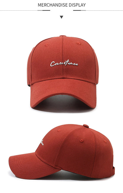 FS Stylish Orange Baseball Cap For Men Women Brand Designer Hats Small Letter Hip Hop Caps Street Trucker Hat Casquette Homme
