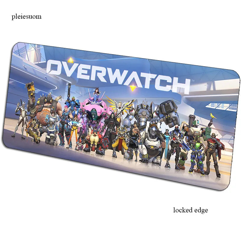 Overwatch podloga za miš s HD printom, gaming podloga za miš, igra, 900x400x3mm, podloga za miš za gamere, računalni stol, najpovoljnija podloga, notebook mousemat, PC
