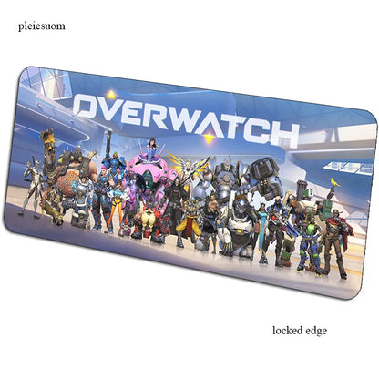 Overwatch podloga za miš s HD printom, gaming podloga za miš, igra, 900x400x3mm, podloga za miš za gamere, računalni stol, najpovoljnija podloga, notebook mousemat, PC