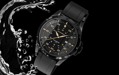 Relógio para homem SAPPHERO – Relógio de quartzo de luxo, resistente à água até 50 m, equipado com um mecanismo importado e uma caixa em aço inoxidável – Uma ideia de presente ideal para homem.