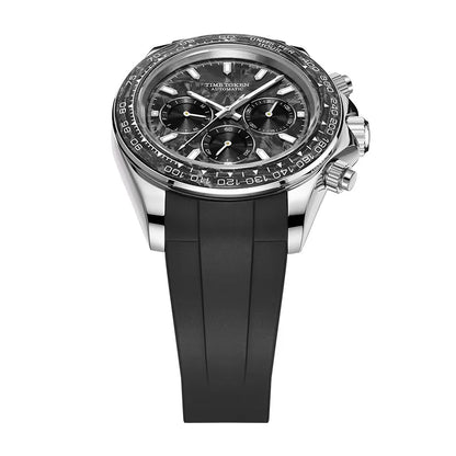 Carbon Fibre Luminous 40mm Automatic Watch Sporty Style 100m Waterproof Diver Watches automatic Men Watch multi-functional