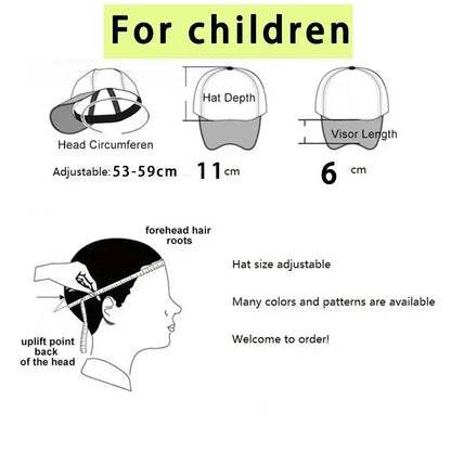 Pokemons Baseball Cap Boys Girl Pikachu Cartoon Character Hat Anime Canvas Hats Sport Outdoor Casual Sunshade Caps Birthday Gift