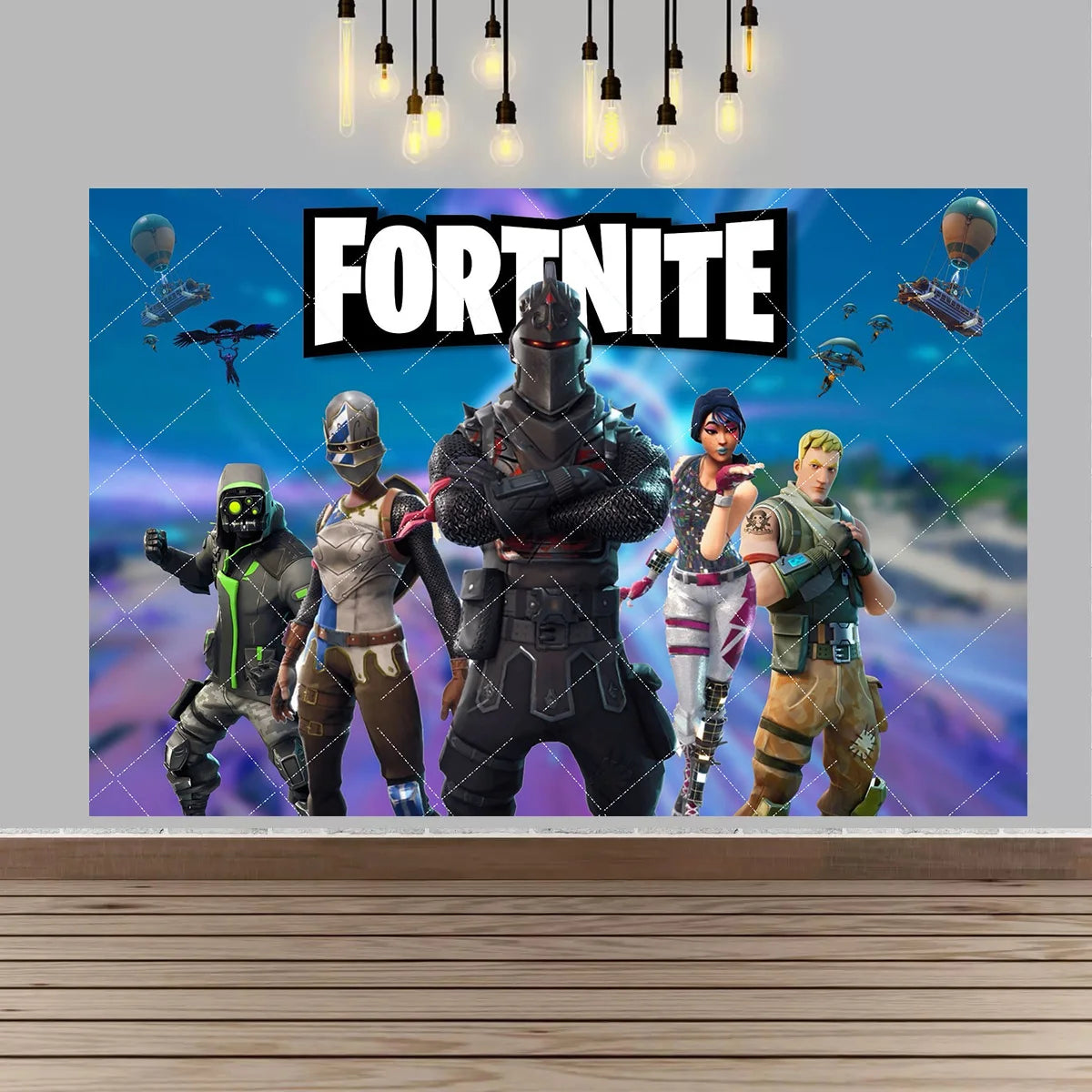 Backdrop F-fortniteds para Festa de Aniversário de Rapaz, Faixa Decorativa Infantil, Decoração de Mesa de Bolo de Aniversário, Acessórios para Festa, Adereços Fotográficos e Presente