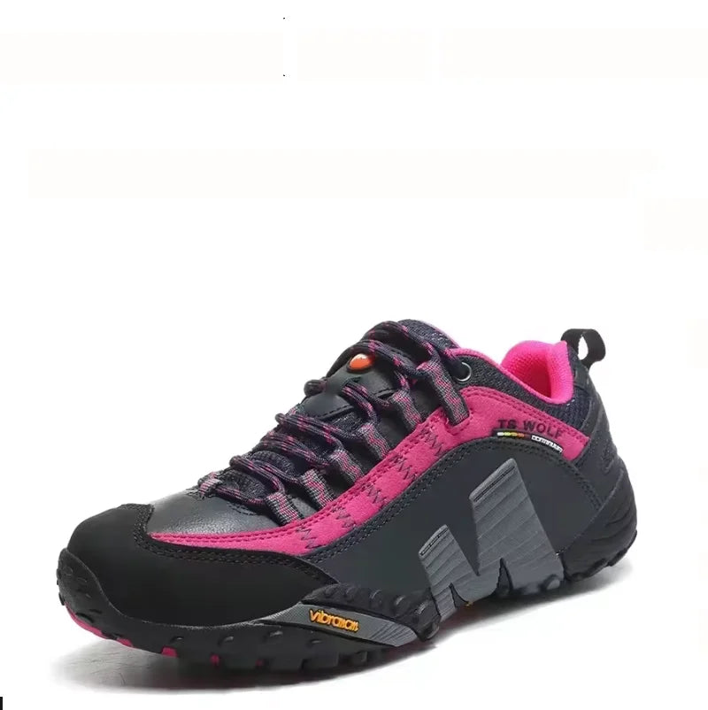 Scarpe da trekking per appassionati di attività all’aria aperta - Scarpe da trekking impermeabili da uomo - Scarponi da montagna - Scarpe tattiche da caccia nel bosco in vera pelle