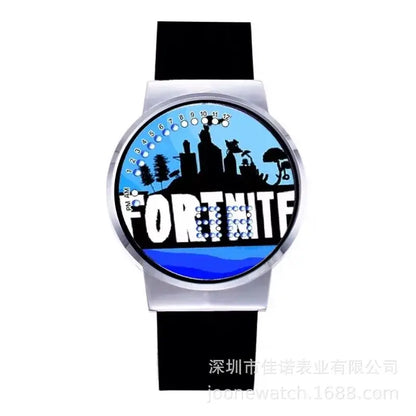 Fortnite Watch Cute Fashion  Cartoon Personalized Kawaii Touch Night Light LED Student Electronic Watch Gift for Friends