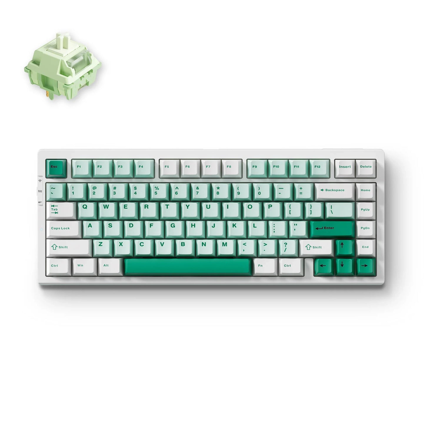Tastiera meccanica wireless MCHOSE G75 Pro, layout 75%, montaggio gasket, 5 strati di smorzamento, retroilluminazione RGB, tri-mode, hot-swappable