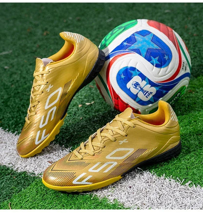 Nouvelles chaussures de football pour hommes, chaussures d'entraînement, chaussures de sport pour terrain gazonné, chaussures de football pour activités de plein air, baskets antidérapantes, chaussures professionnelles po