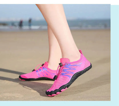 EOCENE pánske a dámske barefoot outdoorové športové aqua topánky, rýchloschnúce tenisky do vody na pláž, plávanie, fitness, brodenie, turistiku a cyklistiku