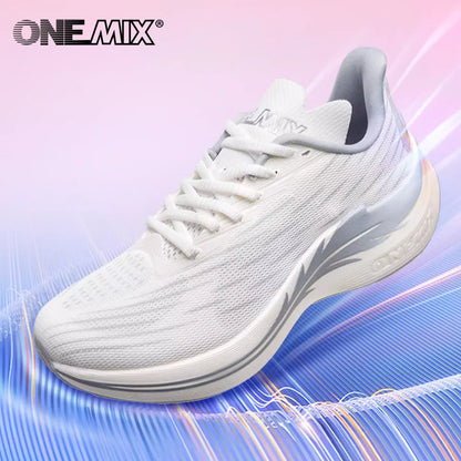 „Onemix Wind Wings“ kvėpuojantys greitojo bėgimo bateliai vyrams, maratono sportiniai kasdieniai bateliai moterims, lengvi vyriški lauko šokdynės