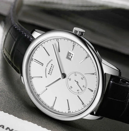 BORMAN BM3817 TOP Watch New 42 Luxury Men Automatic Mechanical Men's Watches Sapphire Ultra-thin 50M Waterproof Sub Dial Clocks