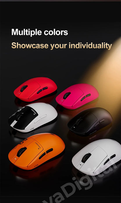 Bezprzewodowa mysz gamingowa ATK Dragonfly A9 Ultimate A9 Air PAW3950 ultralekka ergonomiczna mysz e-sportowa FPS dla graczy CSGO A9 Ultra