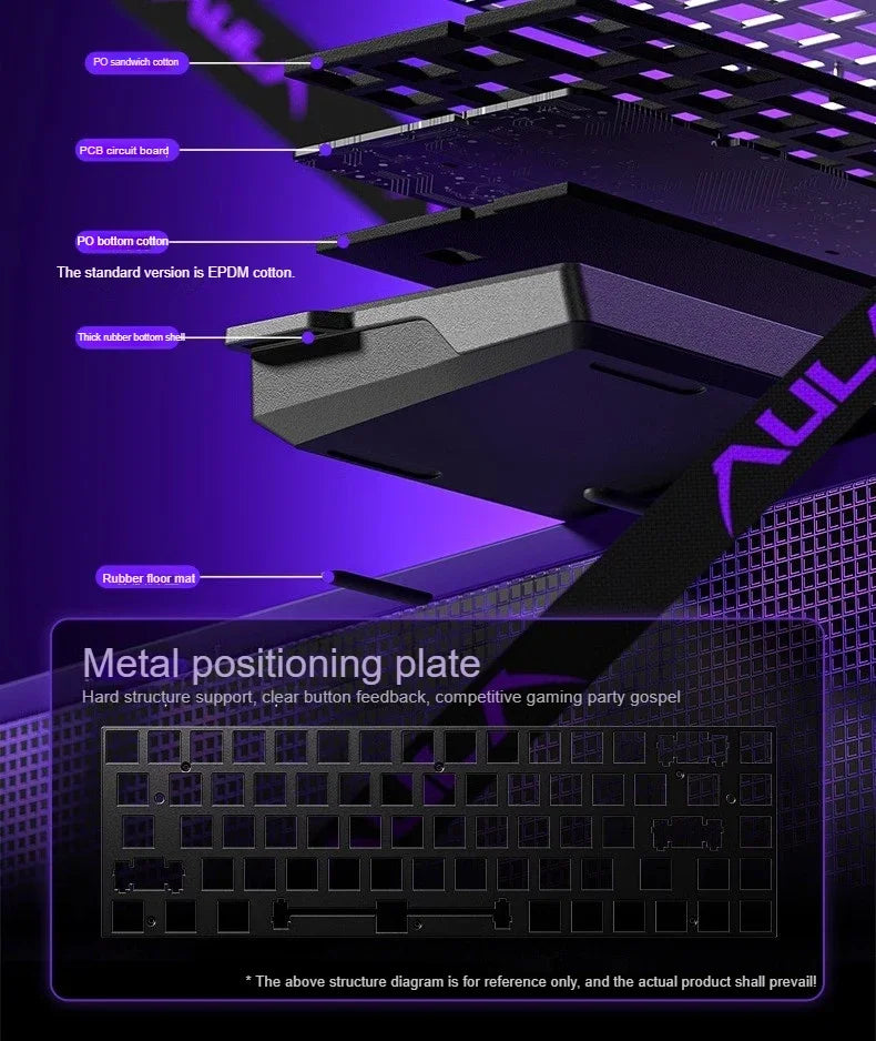 AULA WIN60 HE Magnetic  Keyboard Wired Trigger 8K Return Esports Gamer Customize RGB Mechanical Gaming Keyboard