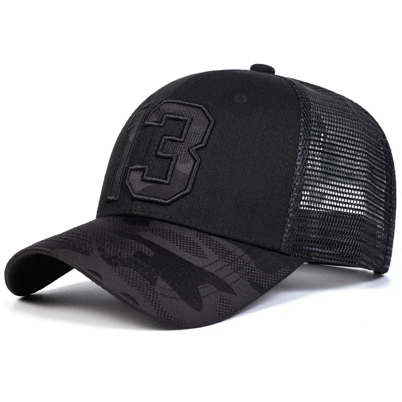 Unisex 13 Cloth Embroidery Embroidery Baseball Net Caps Spring Summer Outdoor Adjustable Casual Hats Sunscreen Hat Sports Cap