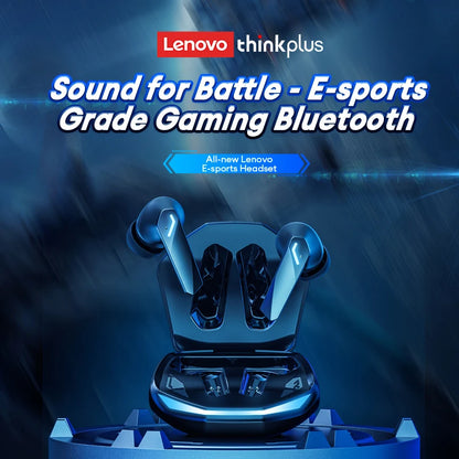Auricolari wireless Lenovo GM2 Pro TWS Bluetooth 5.3 – Auricolari HD con controllo touch e microfono, cuffie sportive impermeabili