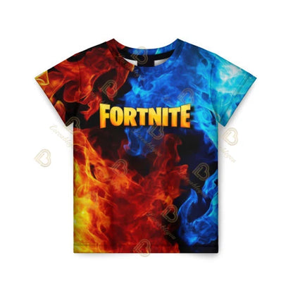 T-shirt Fortnite 2026 para rapaz, verão, anime, gaming, T-shirt para todos, camisola gira, T-shirt básica Battle Gamer, manga curta para homem