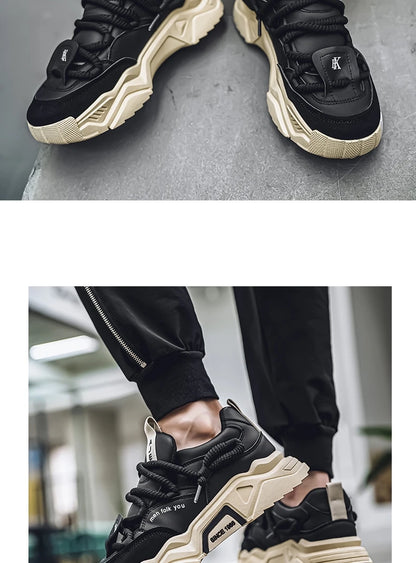 Sneakers casual da uomo - Moda primaverile - Scarpe da skateboard basse e versatili per uomo, adatte agli sport all'aria aperta