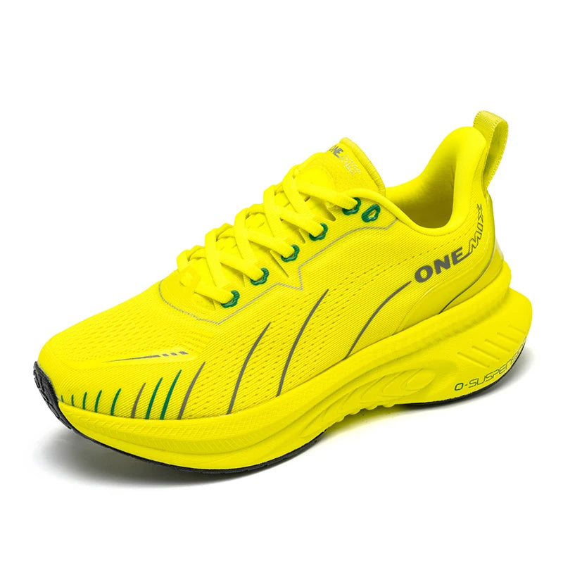 „ONEMIX“ nauji amortizuojantys bėgimo bateliai vyrams, tinkami intensyviai bėgantiems, su raišteliais, sportiniai moterims, neslystantys, lauko sportiniai vyriški sportiniai bateliai