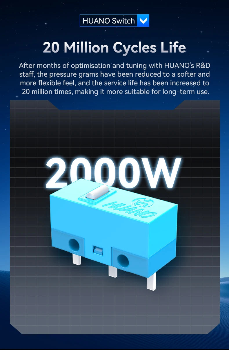 ATTACK SHARK X11SE trådlös gamingmus, tri-mode, 63g superlätt med PAW3311-sensor, 22000 DPI, 300mAh batteri, dubbel drivrutin