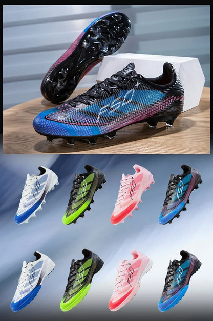 Nouvelles chaussures de football pour hommes, chaussures de sport antidérapantes pour terrain en gazon, baskets professionnelles, chaussures d'entraînement pour activités sportives en extérieur, chaussures de match, modè