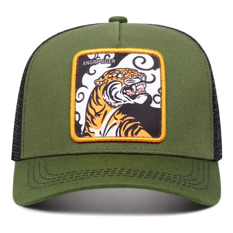 New High Quality Outdoor Sport Black Panther Baseball Cap Spring And Summer Embroidered Adjustable Unisex Hip Hop Dad Mesh Hat