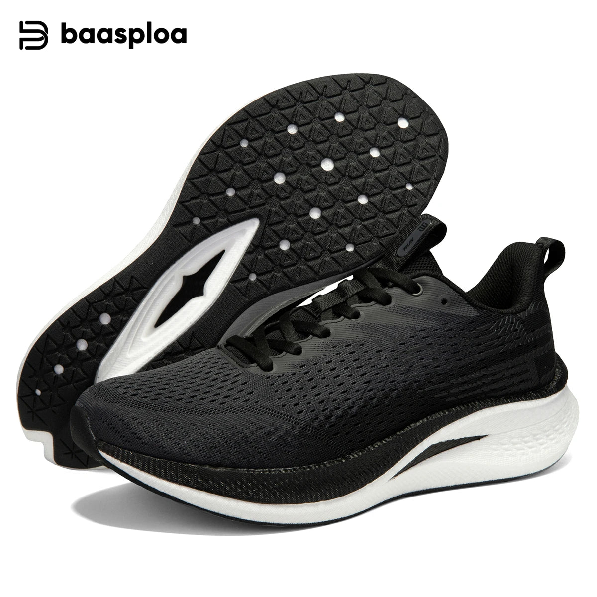 Baasploa løbesko til mænd, professionelle træningssko til kvinder, med kulfiberplade, åndbare sneakers i mesh, lette unisex-sportssko til mænd