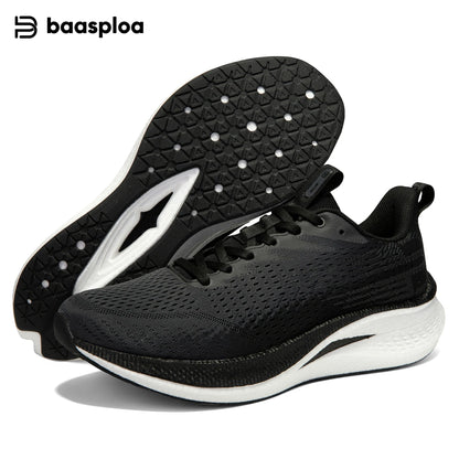 Baasploa løbesko til mænd, professionelle træningssko til kvinder, med kulfiberplade, åndbare sneakers i mesh, lette unisex-sportssko til mænd