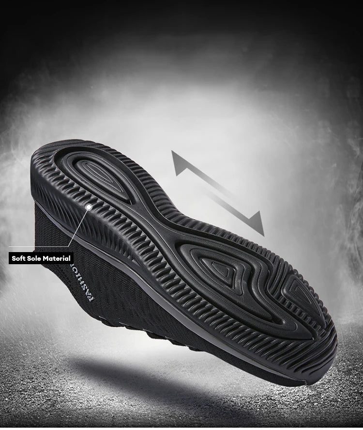 Zapatillas de running para hombre, transpirables, ligeras y cómodas, calzado casual masculino, tenis outdoor slip-on para caminar