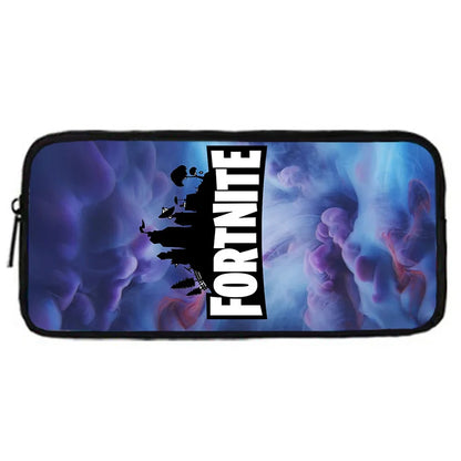 Mochilas Infantis de Design Gaming F-FortniteS com Lancheira e Estojo, Mochilas Escolares de Grande Capacidade para Meninos e Meninas, Melhor Presente