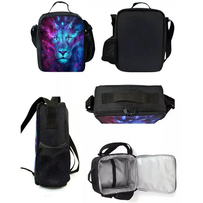 Child Insulated Large Capacity Hot Game F-FortniteS Bag for Boy Girl Student Outdoor Picnic Resuable Thermal Cooler Lunch Box