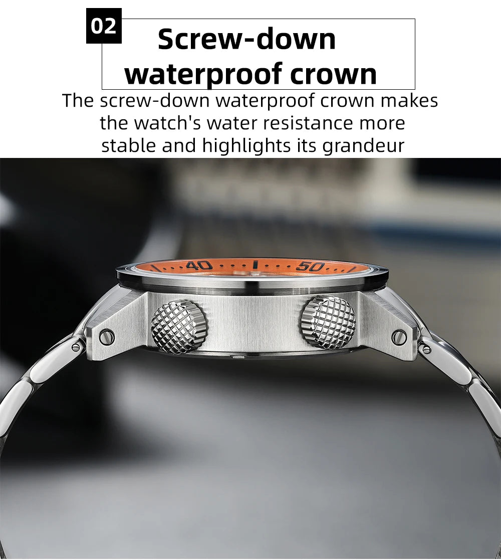 ADDIESDIVE New AD2541 Men Watch 200m Waterproof Sapphire Crystal BGW9 Luminous 316L Stainless Steel Automatic Mechanical Watch