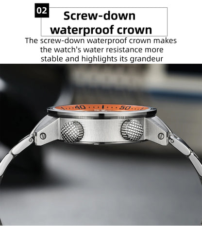 ADDIESDIVE New AD2541 Men Watch 200m Waterproof Sapphire Crystal BGW9 Luminous 316L Stainless Steel Automatic Mechanical Watch