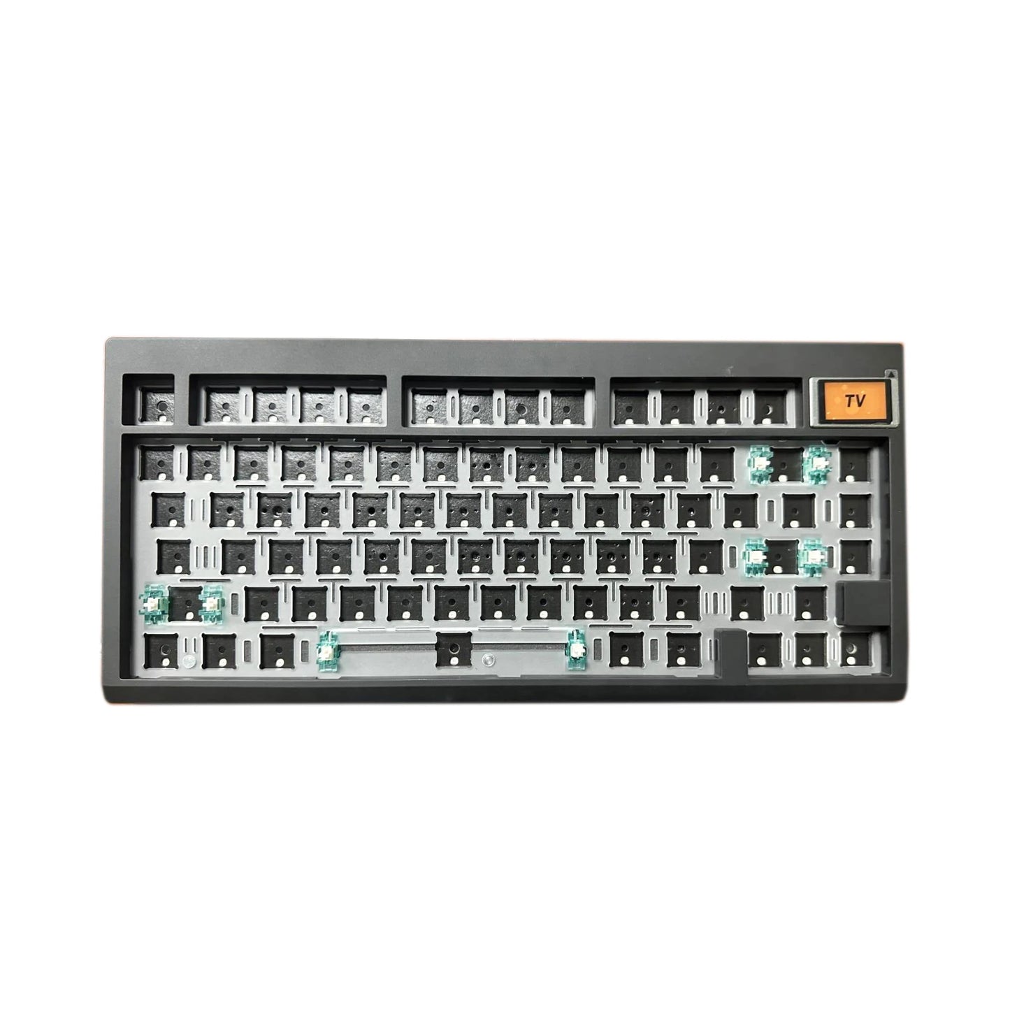 Kit de teclado mecánico ZUOYA GMK81 hot-swappable Bluetooth 2.4G inalámbrico con retroiluminación RGB, estructura gasket y soporte para