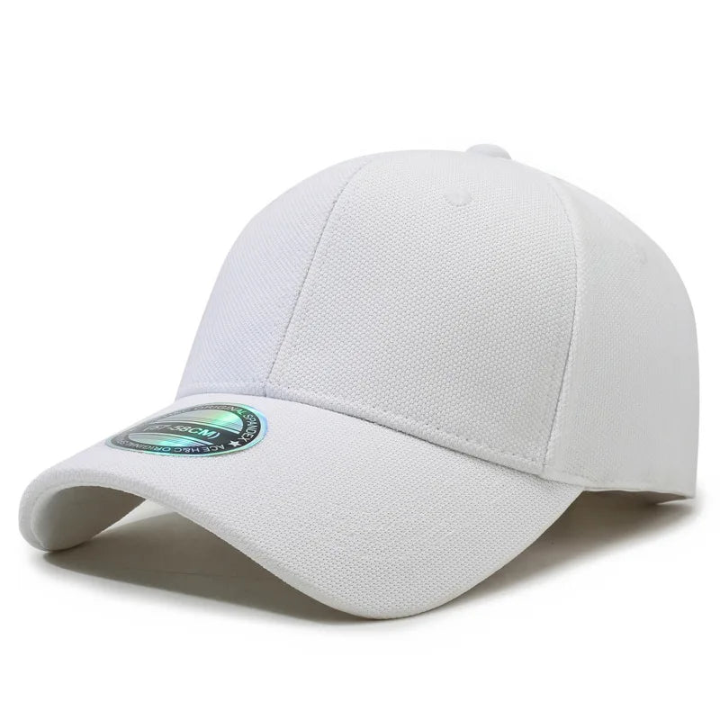 Brand Oohmy Back Closed Baseball Cap for Small Head Lady Man Blank Hiphop Snapback Hat Fitted Flat Caps 58cm to 60cm