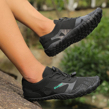 Oiaano leveäkärkiset barefoot-kengät miehille, mustat naisten urheilulenkkarit, unisex-vesitossut, miesten aqua-rantakengät, pehmeä pohja, kevyet ja hengittävät