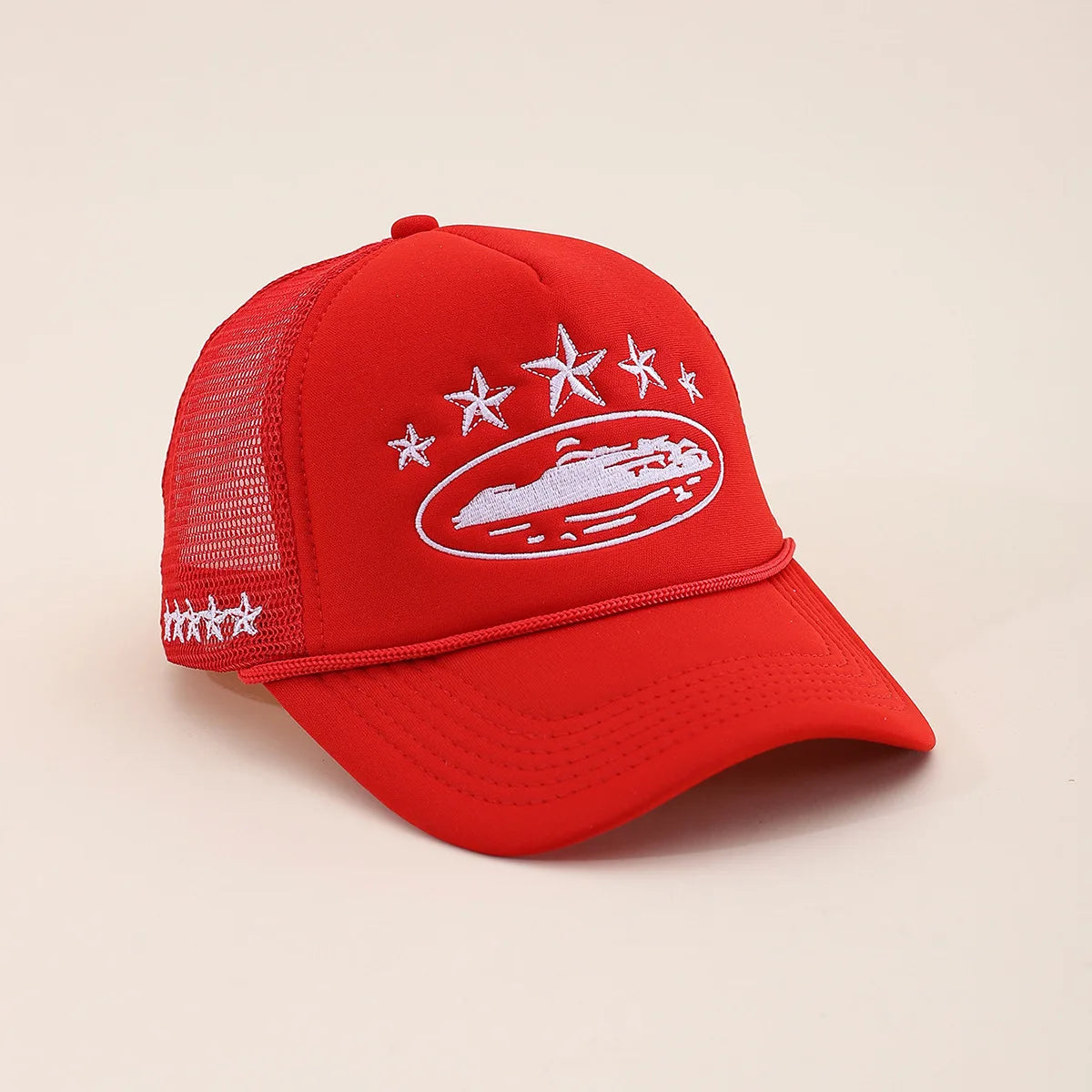 New Unisex Pentagram Baseball Hats Hip Hop Adjustable  Breathable Personal Sunshade Mesh Versatile Street Fashion Trucker Caps