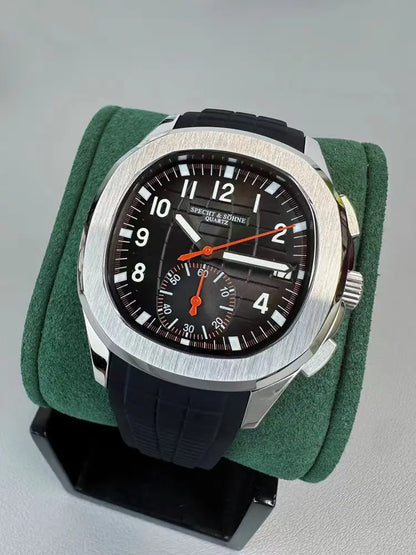 2026 New Specht&Sohne Men's Watches Quartz Watch Top Brand Luxury Chronograph Sport Rubber Luminous 5Bar Waterproof Reloj Hombre