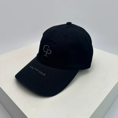 New Unisex Korean Embroidered GP Letters Baseball Hats Casual Breathable Retro Sunshade Peaked Caps Versatile Fashion Outdoor