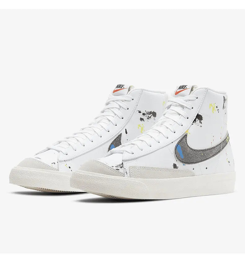 Nike originale, sæsonaktuelle, nye mid-top skateboardsko til mænd og kvinder, sports- og fritidssko DC7331-100