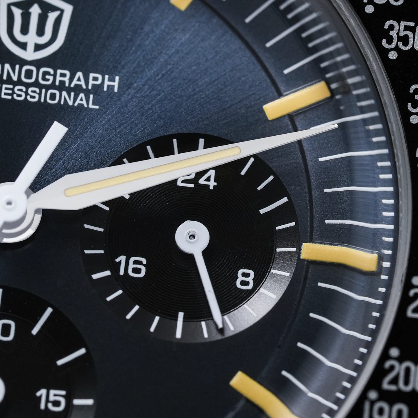 Watchdives WD1863 Watch VK63 Quartz Chronograph Movement Bubble Sapphire Crystal 100m Waterproof Luminous 39mm Vintage Watches