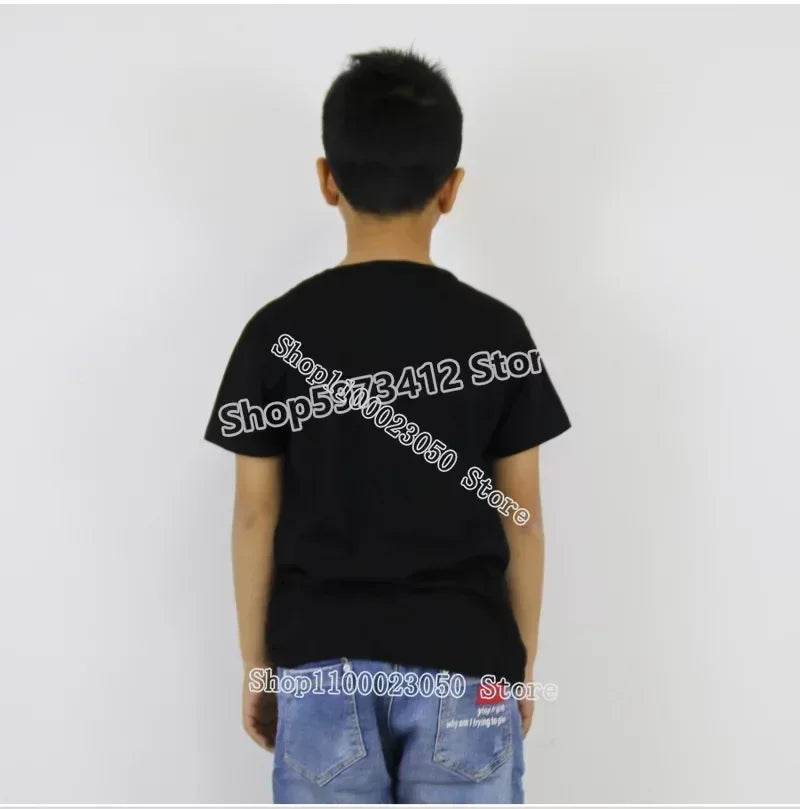 Fortnites Children Birthday Number T Shirt Girls Boys Summer Clothes Baby Cotton Tee Shirts Party Short Sleeve Tops Toddler Gift