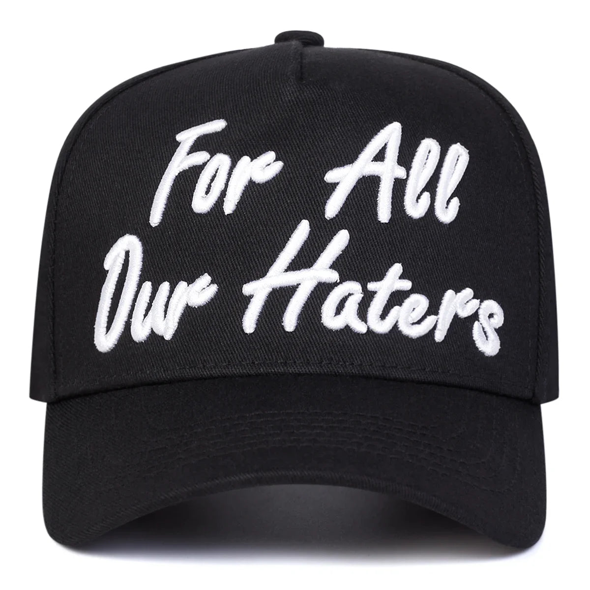Unisex FOR ALL OUR HATERS Embroidery Baseball Caps Spring Autumn Outdoor Adjustable Casual Hats Sunscreen Hat Sports Cap