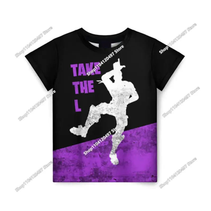 Battle Royale 3D Fortnite T-shirt Tees Men and Women Boys Girls Victory Cartoon Tops Teen Clothes Kids Hero Game Tees Tops