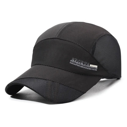Unisex Outdoor Sports Quick-Dry Mesh Cap - Summer Sun Protection Baseball Cap