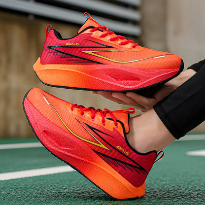 Scarpe sportive unisex alla moda in rete traspirante, scarpe da corsa professionali, scarpe sportive comode con lacci per il fitness all’aperto da uomo
