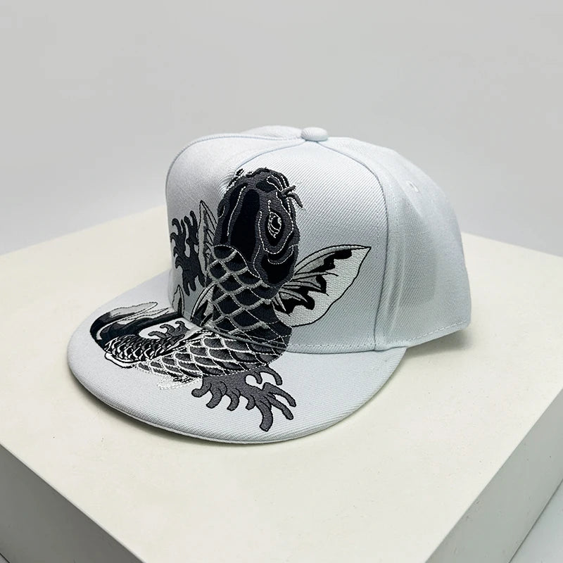 Bonés de Basebol com Bordado de Padrão China Chic, Respiráveis, Novos, Unissexo, Estilo Étnico, com Pala, Versáteis, Proteção Solar, Moda Hip Hop