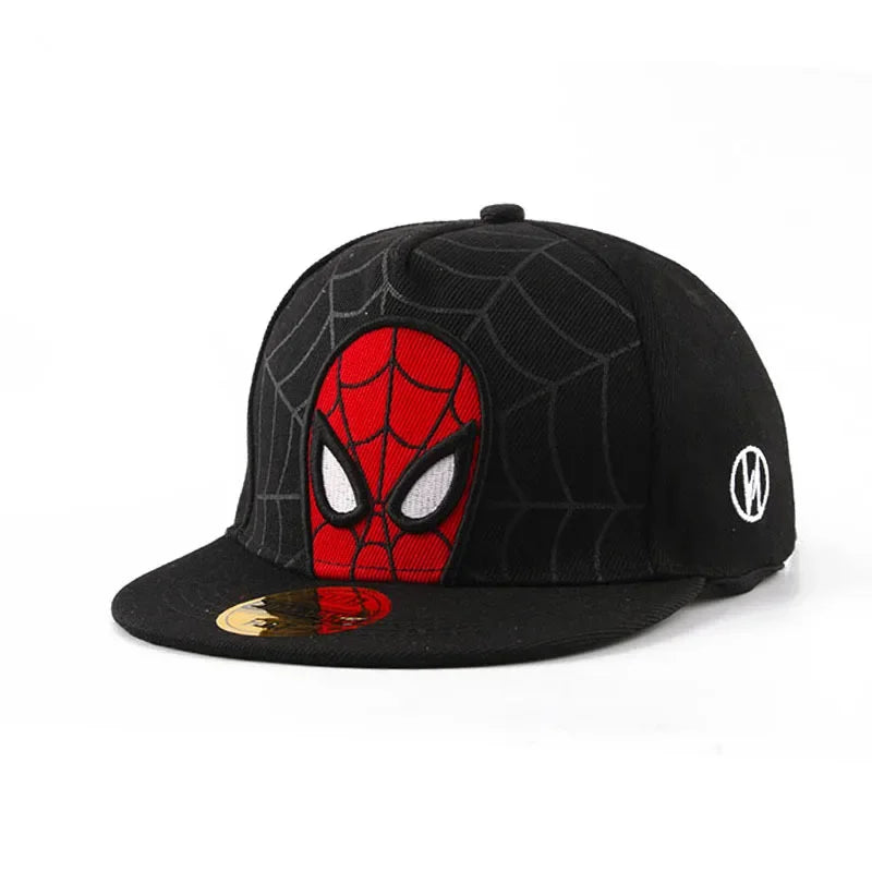 *2026 HotAnime Cartoon Spiderman Hats for Kids Toddler  Baseball Cap Spring Snapback Hip Hop Adjustable Caps